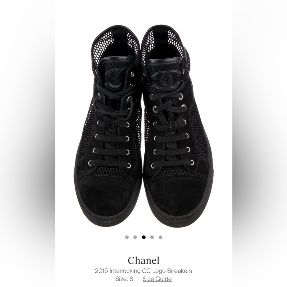 Chanel Mesh tennis shoes